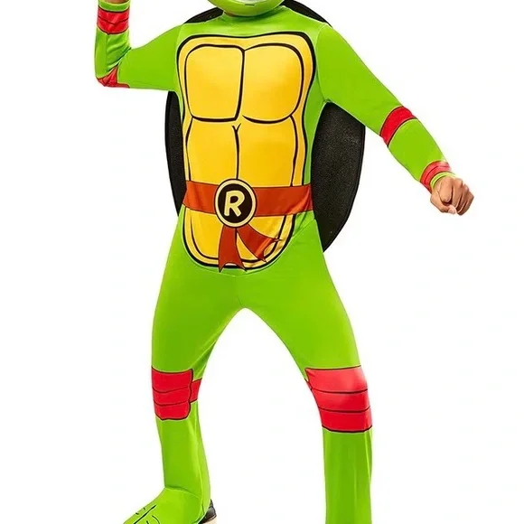 Nickelodeon Teenage Mutant Ninja Turtles Rafael Costume Size Medium NWT - Picture 2 of 4